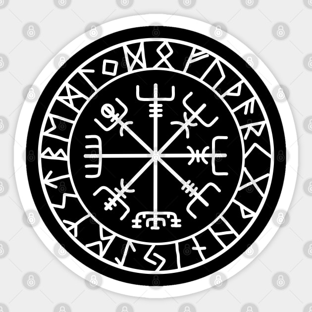 Vegvisir Sticker by valentinahramov